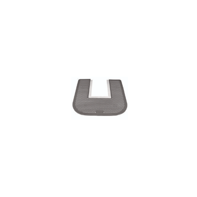 Toilet Floor Matt BLACK Non Slip 6/Case