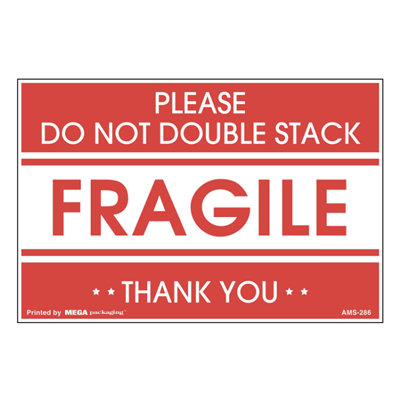 PLEASE DO NOT DOUBLE STACK Fragile THANK