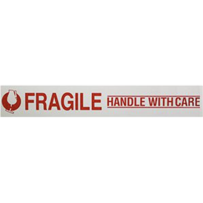 3x110 Fragile Tape 2mil Acrylc Printed