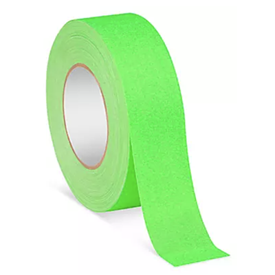 12mmx23m Gaffers Tape Fluorecent Green